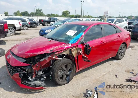 2021 Hyundai Elantra Sel из США, поврежденный, VIN 5NPLS4AG4MH008962